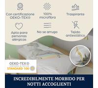 Soft Wonder Kids-Edition - Biancheria da letto, 135 x 200 cm, 50 x 75 cm, microfibra traspirante
