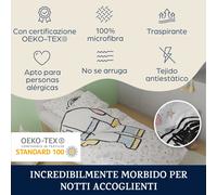 Sleepwise Soft Wonder Kids-Edition - Biancheria da letto, 135 x 200 cm, 80 x 80 cm, microfibra traspirante