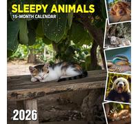 Sleepy Animals 2026 Calendar: Cozy creatures napping their way through the year
