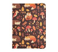 Sleepy Autunno Foreste Animali Modello Portafoglio Da Viaggio In Pelle Porta Passaporto Antifurto Caso per Gli Uomini Viaggio Must Haves Accessori