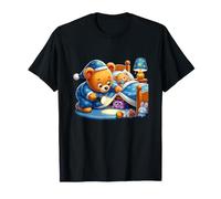 Sleepy Bear Bedtime Adventure Amici al Chiaro di Luna Maglietta
