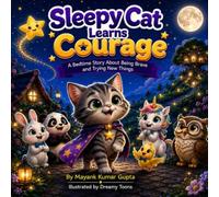 Sleepy Cat Learns Courage: A Bedtime Story About Being Brave and Trying New Things.