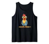 Sleepy Chicken - Pigiama a dondolo per ragazzi e ragazze Canotta