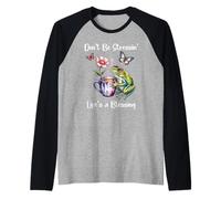 Sleepy Cute Frog Dont Be Stressin Lifes a Blessing Butterfly Maglia con Maniche Raglan