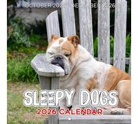 Sleepy Dogs Calendar 2026: Snoozing Pups in Their Cutest Moments | Kalender Calendario Calendrier | A Gift for Lazy Day Lovers