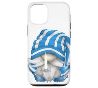 Sleepy Gnome Grandpa With Striped Pj And Candle Night Light Custodia per iPhone 12/12 Pro