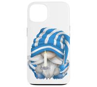 Sleepy Gnome Grandpa With Striped Pj And Candle Night Light Custodia per iPhone 13