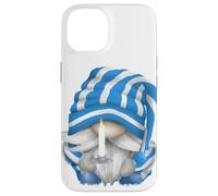 Sleepy Gnome Grandpa With Striped Pj And Candle Night Light Custodia per iPhone 14