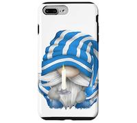 Sleepy Gnome Grandpa With Striped Pj And Candle Night Light Custodia per iPhone 7 Plus/8 Plus