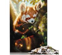 Sleepy Red Panda Jigsaw Puzzle Impossible 1000 Pezzi Decorazione Per La Casa. Giochi Rilassamento E Intelligence Per Adulti E Ragazzi Da 14 Anni 1000pcs (75x50cm)