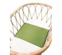 SLEEPY SILK - 25 Momme - Manica in seta di gelso per culle, niente più macchie calve o perdita di capelli appena nato, ipoallergenica e perfetta per pelli sensibili, design sicuro SIDS | verde oliva