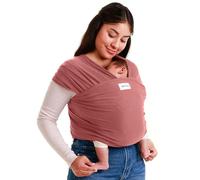 Sleepy Wrap Fascia Porta Bebé Neonato Facile da Indossare - Marsupio Bambino a Fascia Neonati - Trasporto a Mani Libere - Porta Bebé Cotone per Neonati Fino a 16 kg (Pink)