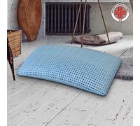 Sleepys Coppia Cuscini Nemo in Memory Foam Polar Gel, 74x42 Alto 13 cm Ortopedico saponetta Forato rinfrescante, Dispositivo Medico con Fodera in Jersey 100% Cotone