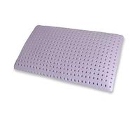 Sleepys Cuscino in Memory Foam Malva, 74x42 Alto 13 cm saponetta forato con fodera in Jersey 100% Cotone - Guanciale Malva contro L'INSONNIA