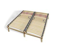 Sleepys Rete matrimoniale 160x200 ortopedica ed ergonomica in doghe di faggio, con portadoghe in Caucciù per una maggior elasticità e per garantire il corretto sostegno durante tutto il riposo.