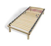 Sleepys Rete singola 80x190 ortopedica ed ergonomica in doghe di faggio, con portadoghe in Caucciù per una maggior elasticità e per garantire il corretto sostegno durante tutto il riposo.