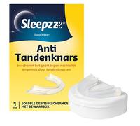 SLEEPZZ 873779 Protezione anti-dentatura protegge i denti da scricchiolii, inclusa la scatola di conservazione, 1 pz