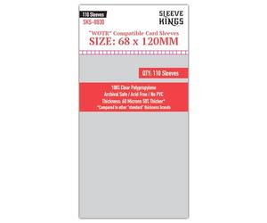 Sleeve Kings Board Game WOTR Perfect Compatible - Buste per carte da gioco, confezione da 110 pezzi, dimensioni 68 mm x 120 mm