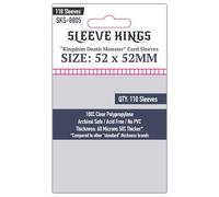 Sleeve Kings Kingdom Death Monster - Custodie protettive per carte da gioco da tavolo, 52 x 52 mm, confezione da 110 pezzi, spessore 60 micron, progettate per carte da gioco da tavolo - SKS-8805