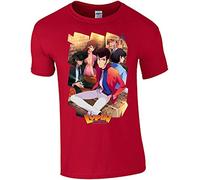 Sleeve Lupin The 3Rd Anime - Maglietta unisex, Nero , L
