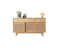 SLEEVE Mobile Buffet Credenza Credenza da pranzo in stile Wabi-sabi, for soggiorno, casa, pavimento in legno, mobiletto portaoggetti Tavolo da Buffet con Contenitore