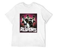 Sleeve The Residents Avant-Garde Art Rock Punk Noise Band Gig Poster Mens T Shirt 100% Cotton T-Shirt WhiteXXL