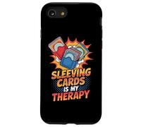 Sleeving Cards Is My Therapy - Divertente carta da scambiare Custodia per iPhone SE (2020) / 7/8