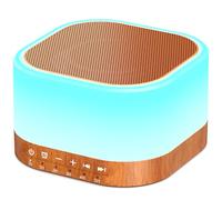 SleeZOO Sound Machine - Macchina per il rumore bianco, con 25 suoni lenitivi, 12 colori, luce con 10 livelli regolabili, 32 volumi regolabili, 5 timer, terapia del sonno, per adulti e bambini,
