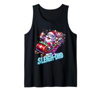 Sleigh-DHD Divertente ADHD Hyper Babbo Natale Design Canotta