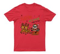 Sleigh My Name Maglietta Natalizia Unisex Regalo Retrò Stagionale...