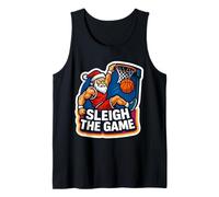 Sleigh The Game Basketball Player Christmas Santa Lover Xmas Canotta