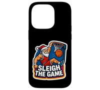 Sleigh The Game Basketball Player Christmas Santa Lover Xmas Custodia per iPhone 14 Pro