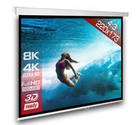 SlenderLine Schermo proiezione manuale 220 x 180 (214x160)cm 4:3 HDTV 3D 4K