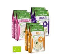 Slendier Bio Konjak Confezione Degustazione di Noodle Asia, 6 x 250 g