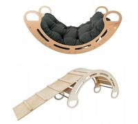 Slevobox Arco Montessoriano per Bambini 85x41x39cm - Arco Montessori - Dondolo Montessori - Arrampicata per bambini - Stimola lo Sviluppo Delle Capacità Motorie