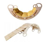 Slevobox Arco Montessoriano per Bambini 85x41x39cm - Arco Montessori - Dondolo Montessori - Arrampicata per bambini - Stimola lo Sviluppo Delle Capacità Motorie