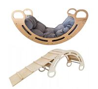 Slevobox Arco Montessoriano per Bambini 85x41x39cm - Arco Montessori - Dondolo Montessori - Arrampicata per bambini - Stimola lo Sviluppo Delle Capacità Motorie