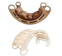 Slevobox Arco Montessoriano per Bambini 85x41x39cm - Arco Montessori - Dondolo Montessori - Arrampicata per bambini - Stimola lo Sviluppo Delle Capacità Motorie