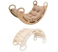 Slevobox Arco Montessoriano per Bambini 85x41x39cm - Arco Montessori - Dondolo Montessori - Arrampicata per bambini - Stimola lo Sviluppo Delle Capacità Motorie