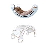 Slevobox Arco Montessoriano per Bambini 85x41x39cm - Arco Montessori - Dondolo Montessori - Arrampicata per bambini - Stimola lo Sviluppo Delle Capacità Motorie