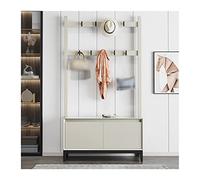 SLGGPJBU Appendiabiti 3 in 1 per vestiti, panca per scarpe, portatile, per cappelli, borse, ombrelli, sciarpe, per corridoio, ingresso, camera da letto