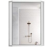 SLGGPJBU Armadietto a specchio Armadietto da bagno a parete Armadietto da bagno Decorazione per la casa Rack di stoccaggio aperto HD Make up Specchio Armadio da parete di