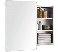 SLGGPJBU Armadietto da bagno a parete, con specchio