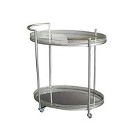 SLGGPJBU Carrelli di servizio 2 strati Tea Cart Ferro arte Dining Cart vassoio di ferro Rolling Storage Tool Cart Mobile Hotel & Restaurant Mobili Arredamento