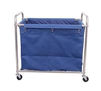 SLGGPJBU Carrelli mobili, Camion a mano da cucina, Carrello portabiancheria extra large con ruote da 3 pollici, Carrello di servizio commerciale per hotel in