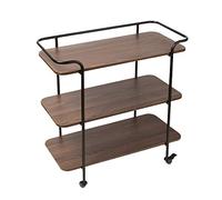 SLGGPJBU Carrello a 3 livelli con ruote, multiuso, con ruote bloccabili, per casa, bar, per casa, cucina