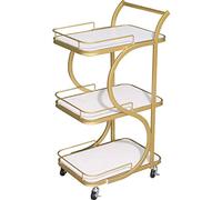 SLGGPJBU Carrello da bar Carrello da cucina Carrello da portata con ruote bloccabili per casa Cucina Carrello da cucina con stoccaggio