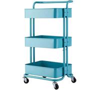 SLGGPJBU Carrello da cucina a 3 livelli con ruote Carrello da bagno Carrello portaoggetti Rack accessori da cucina