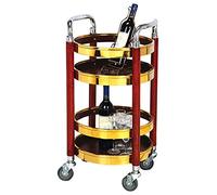 SLGGPJBU Carrello da cucina Carrello da cucina Carrello da bar Carrello da bar Carrello da pranzo in acciaio inossidabile Carrello da pranzo in legno Carrello da pranzo Carrello da pranzo Carrello da