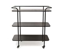 SLGGPJBU Carrello da cucina Carrello da portata Carrello a 3 livelli con ruote multiuso Scaffalatura con ruote bloccabili per casa Bar Carrello di servizio per la casa